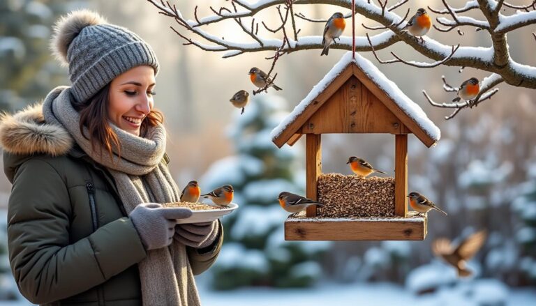 ontdek welk gewoon voorwerp volgens experts vogels de hele winter naar je tuin trekt en geniet van een levendige tuin gedurende de koude maanden.