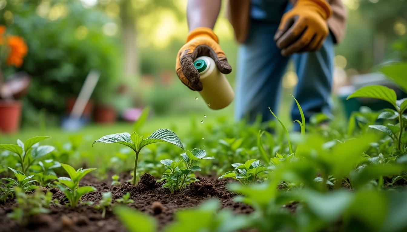 met slechts één druppel van dit krachtige mengsel verdwijnt onkruid zichtbaar binnen enkele seconden. ontdek hoe je snel en efficiënt je tuin onkruidvrij maakt!