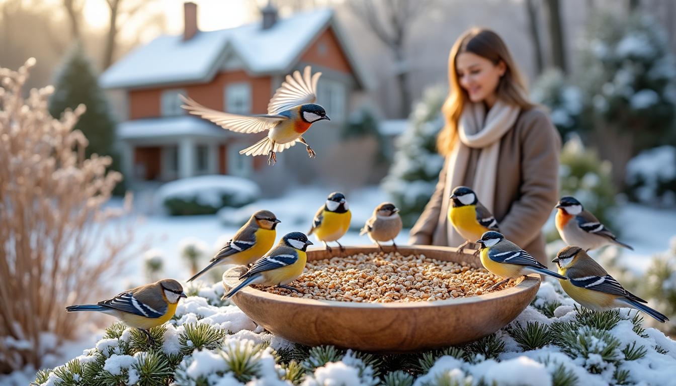 ontdek het eenvoudige object dat vogelzaad vervangt en massaal wintervogels naar je tuin trekt voor een levendig dierenleven in de koude maanden.