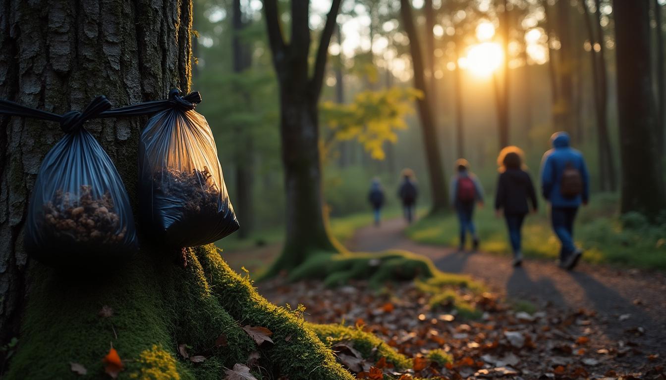 ontdek wat die zwarte zakken aan bomen betekenen en waarom het belangrijk is om snel te vertrekken wanneer je ze ziet. leer de risico's en veiligheidsmaatregelen kennen.